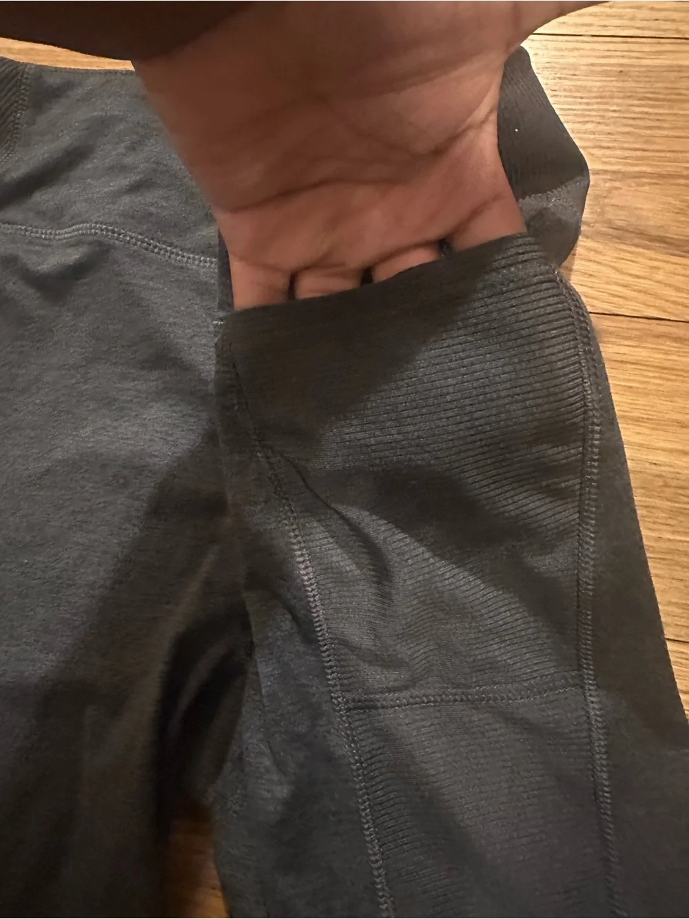 Avia Charcoal Gray Athletic Bike Shorts